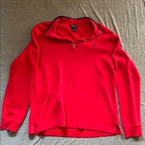 NEW POLO RALPH LAUREN HALF ZIP SWEATSHIRT
